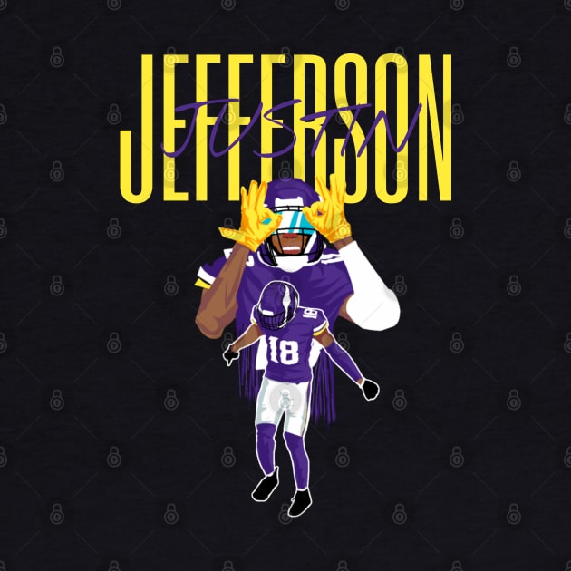 justin jefferson by Qrstore